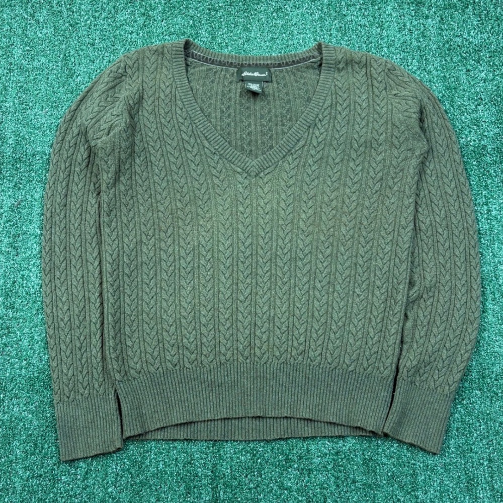 Vintage 90's Eddie Bauer Cable Knit Sweater